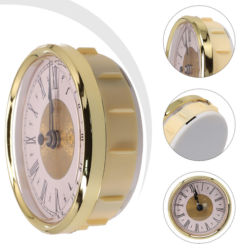 80MM кварцов часовников механизъм Резервни вложки Римски арабски цифри Направи си сам части Класически часовник Занаяти Домашен декор.