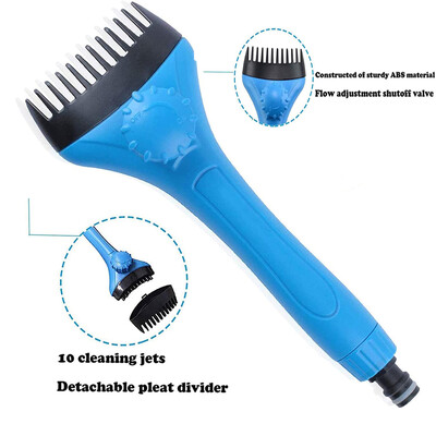 Pool Spa Filter Cartridge Cleaner Tool Handheld Cleaning Αφαιρεί τα υπολείμματα και τη βρωμιά από τα εργαλεία βούρτσας υδρομασάζ (χωρίς προσαρμογέα)
