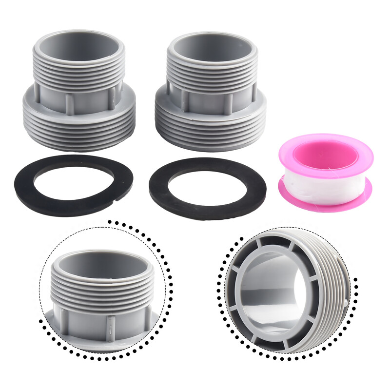 Súprava na konverziu filtračnej hadice zo 40 mm na 1 1/2 palca, adaptér pre nadzemný bazén, pripája trysku adaptéra hadice pre bazén