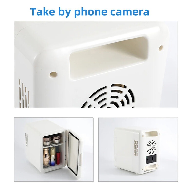 4L minikülmik 12v 110V 220V elektriline kaasaskantav matkajahuti autokosmeetikatoodete meigihoidmiseks nahahooldusruumi külmik