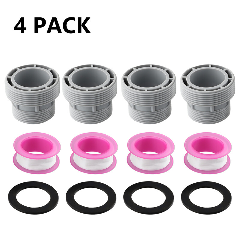 40 mm iki 1 1/2" filtro žarnos konvertavimo rinkiniai ant žemės Baseino adapterio prijungimas baseino žarnos adapterio jungties purkštukai