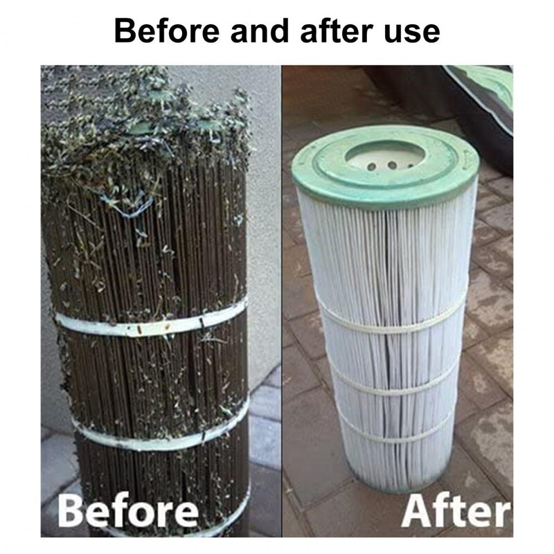 Čistač filtarskih uložaka Visokotlačni mlaz Učinkovito čišćenje Udoban rukohvat Bazen Papirnata četka za filtarske uloške