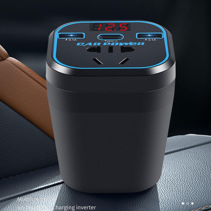 Inverter montiran na vozilo 12V24V Univerzalni u 220V Dio automobilske utičnice Automatski punjač Automobilska snaga Višenamjenski pretvarač