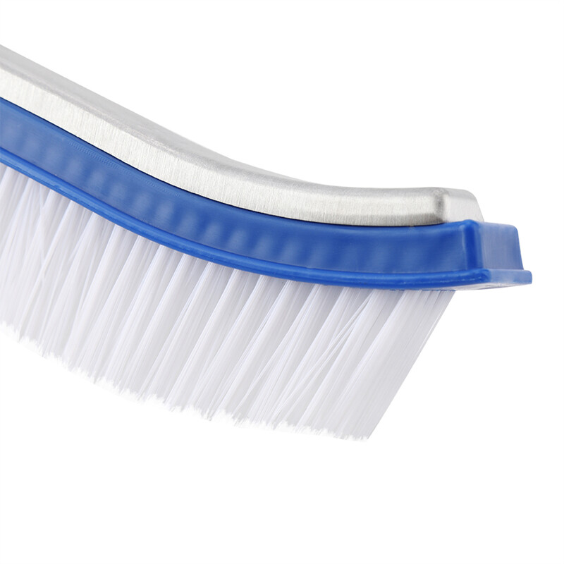 Zidna četka za bazen od 18 inča, glava četke otporna na koroziju s aluminijskom ručkom za bazen s toplim izvorima u jezercima