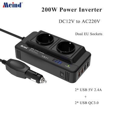 Recomand cu incredere Meind 200w invertor auto 12v la 220v invertor pentru masina