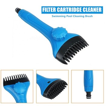 Плувен басейн Cartridge Cleaner Debris Wand Life Tub Filter Comb Super Cleaner For Bathtub Spa Water Hand Held Cleaning Brush