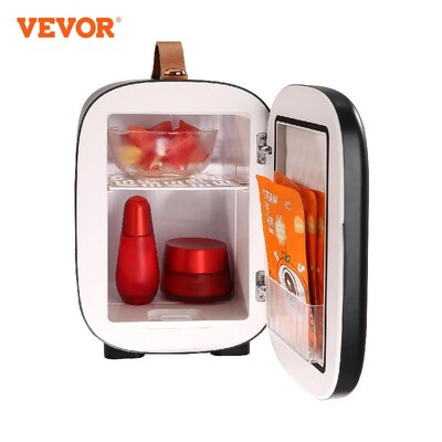 VEVOR 4L Mini Desk Ψυγείο Αυτοκινήτου Ψύξη Keep Cooler Portable Cosmetics Μάσκα ζεστής θερμότητας Ποτό για Οικιακό Κοιτώνα Σπίτι