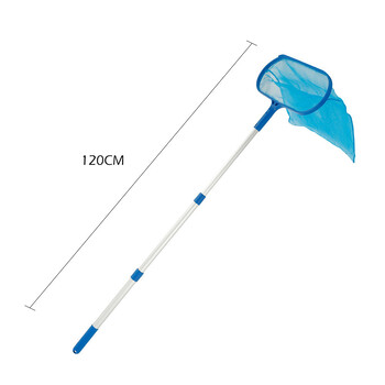 Pool Leaf Skimmer Professional Leaf Rake Deep Bag Handheld Pool Cleaning Pool with Telescopic Pole Rubbish Skimmer Pool Net