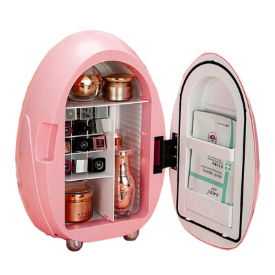 Forma de ou Frigider de 12 volți Frigider pentru îngrijirea pielii Frigider vertical de 12 V Minibar Hotel Europa Mini frigider retro