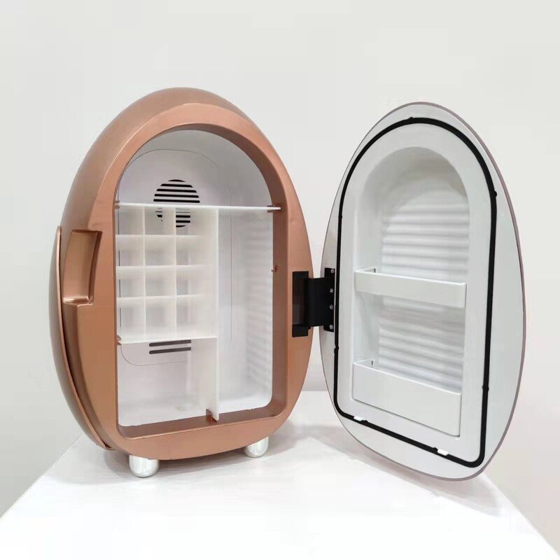 Hladnjak u obliku jajeta 12 V Hladnjak za njegu kože Hladnjak 12 V Uspravni hladnjak Minibar Hotel Europe Retro Mini hladnjak