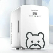 MeiLing Home Refrigerator Mini 220v Freezer Cooler Electric Small Kitchen Cute Fridge Black Refrigerators the Room House Drinks
