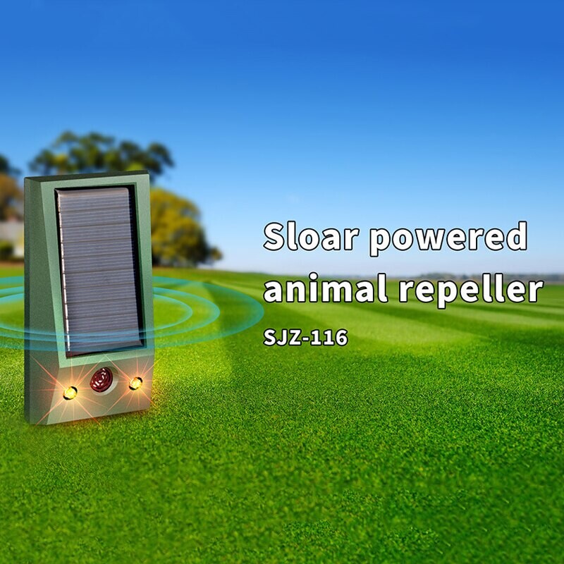 Захранван от слънчева енергия ултразвуков електронен репелент за птици Водоустойчиво средство за възпиране на гълъби Силен LED мигащ вредител за управление на двора