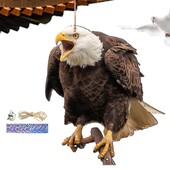 Bird Repel Scarecrow Durable Owl Scarer Pendant Bird Repellent Bell Pastoral Orchard Bird Scare Home Supp Home προμηθευτής