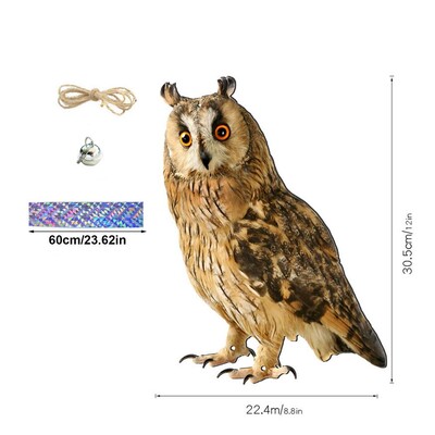 Bird Repel Scarecrow Durable Owl Scarer Pendant Bird Repellent Bell Pastoral Orchard Bird Scare Home Supp Home προμηθευτής