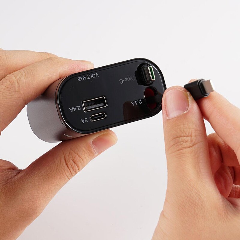 120W 4 U 1 Punjač za automobil na uvlačenje USB tip C kabel Kabel za brzo punjenje Adapter za upaljač za iPhone Xiaomi Huawei Samsung