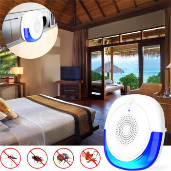 Sonic Pest Repeller Electronic Outdoor Insects Rats Reject Control 360 Degree Quiet Sound Wave Detergent Устройство за борба с вредители