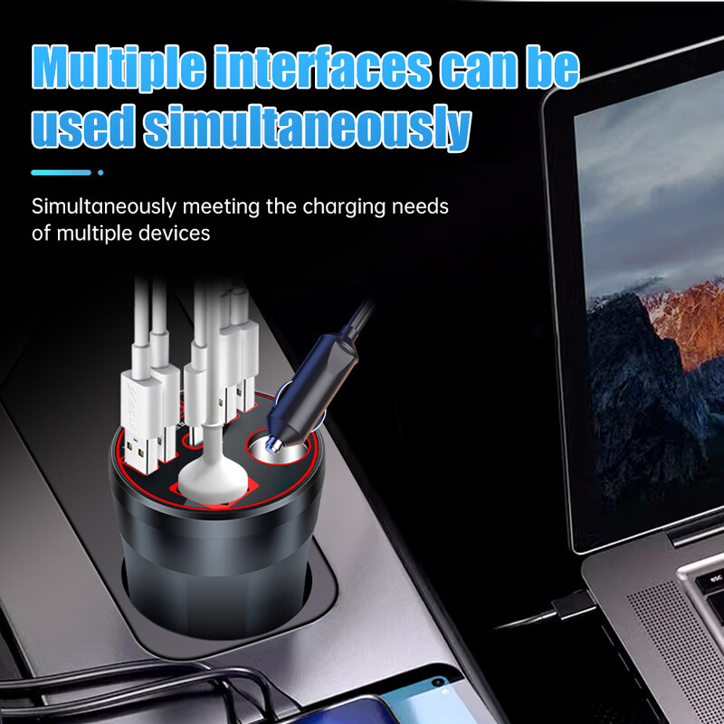 12V 24V na 220V menič napätia do auta 200W prevodník LED displej digitálny transformátor napätia autoelektronika