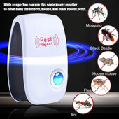 Electronics Sonic Insects Repeller Πολυλειτουργικό φορητό υπνοδωμάτιο Σαλόνι Προμήθειες ποντικιών ελέγχου παρασίτων Οικιακό βύσμα γραφείου
