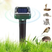 Cat Repellent Ultrasonic Solar Powered Animal Repeller ABS Material Outdoor Travel Essential Ultrasonic Animal Repellent #W0