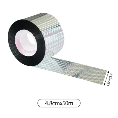 50/80M Anti Bird Repellent Ανακλαστική Ταινία Fox Pigeons Scare Ribbon Συσκευή Διπλής όψεως Bird Repeller Έλεγχος παρασίτων