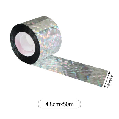 50/80M Anti Bird Repellent Ανακλαστική Ταινία Fox Pigeons Scare Ribbon Συσκευή Διπλής όψεως Bird Repeller Έλεγχος παρασίτων