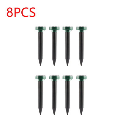 8/4Pcs Solar Pest Repeller Ultrasonic Animal Repeller Mole Repellent Gopher Vole Snake Rodent Chaser Deterrent Pest Control