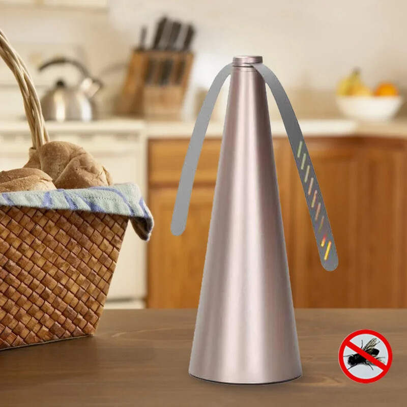 Fly Repeller Настолен вентилатор Захранван с USB или AA батерия Fly Mosquito Repeller Вентилатор Преносим контрол на вредителите за закрито парти за пикник на открито