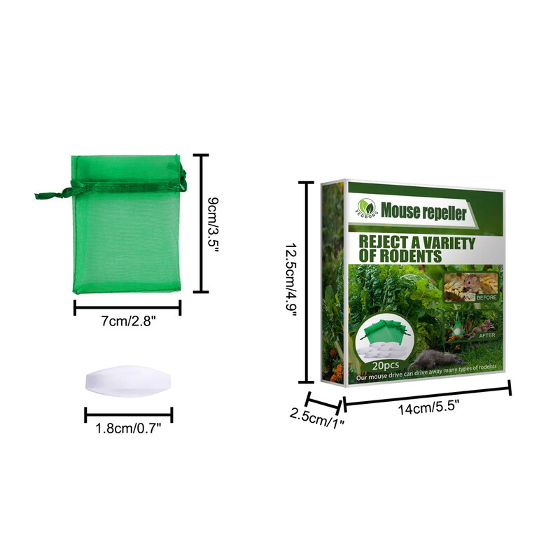 Репелент за мишки Отблъсква плъхове Мишки Гризачи Пелети за родентицид Борба с вредители Нетоксични Хуманни, пелети за родентицид, Борба с вредители
