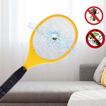 Електрически Fly Insect Bug Zapper Bat Portable Insects Mosquito Killer Swatter Racket Домакинска батерия Електрически Mosquito Swatter