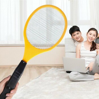 Електрически Fly Insect Bug Zapper Bat Portable Insects Mosquito Killer Swatter Racket Домакинска батерия Електрически Mosquito Swatter