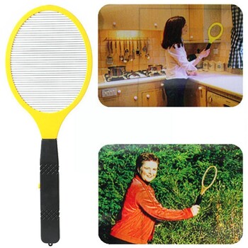 Електрически Fly Insect Bug Zapper Bat Portable Insects Mosquito Killer Swatter Racket Домакинска батерия Електрически Mosquito Swatter