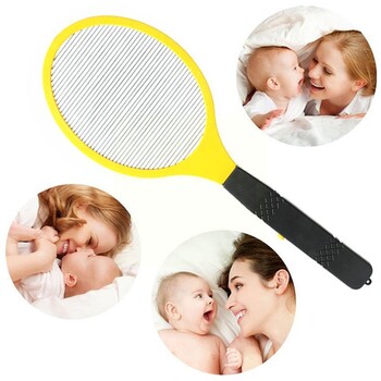 Електрически Fly Insect Bug Zapper Bat Portable Insects Mosquito Killer Swatter Racket Домакинска батерия Електрически Mosquito Swatter