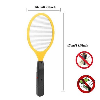 Електрически Fly Insect Bug Zapper Bat Portable Insects Mosquito Killer Swatter Racket Домакинска батерия Електрически Mosquito Swatter