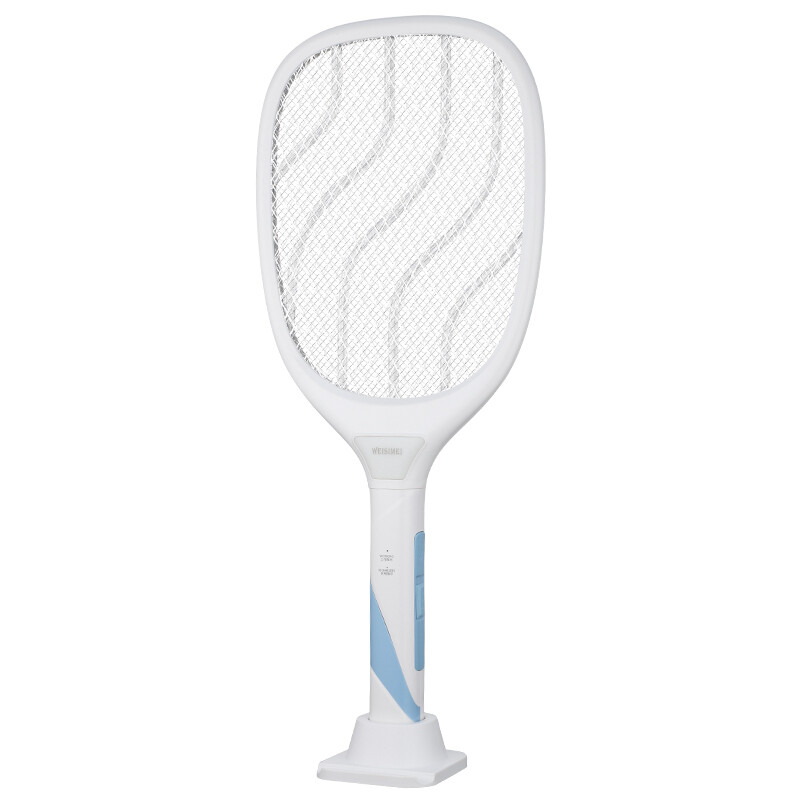 Електрическа ловка за комари Лампа за убиване на комари, батерията може да се смени от вас, USB кабел за зареждане и основа за двойна употреба