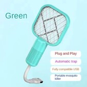 USB Swatter Swatter Trap Pest Control Mini Electric Shock Ρακέτα εντόμων Φορητή UV φως Fly Bug Zapper Καλοκαίρι
