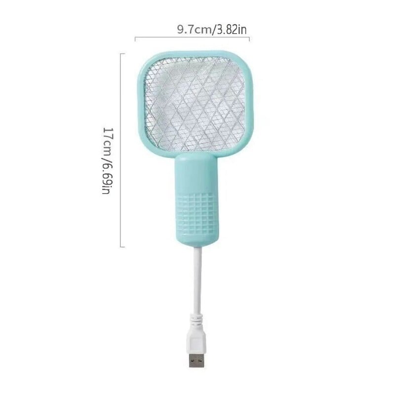 USB Swatter Swatter Trap Pest Control Mini Electric Shock Ρακέτα εντόμων Φορητή UV φως Fly Bug Zapper Καλοκαίρι