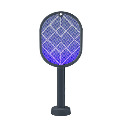 Ηλεκτρική κουνουπιέρα 2-σε-1 Fly Swatter Trap Electric Kunuto Killer 3500V USB Επαναφορτιζόμενη ρακέτα κουνουπιών Fly Zapper