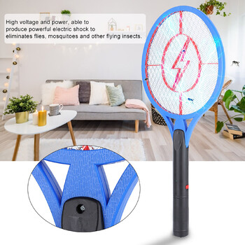 Електрически Mosquitos Killer Fly Insect Bug Bat Handheld Mosquito Swatter Racket Трислоен безопасен инструмент за борба с вредителите Спалня