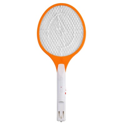 Behogar 110-220V Rechargeable Electric Bug Fly Insect Swatter Racket Zapper Killer with Isolation Mesh killer EU Plug