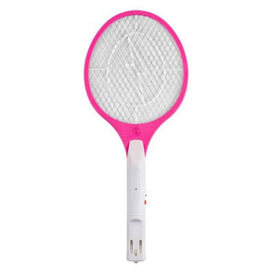 Behogar 110-220V Rechargeable Electric Bug Fly Insect Swatter Racket Zapper Killer with Isolation Mesh killer EU Plug
