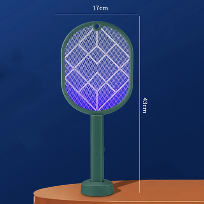 Ηλεκτρική ρακέτα Fly Swatter Επαναφορτιζόμενη ρακέτα Bug Zapper Φορητή Πτυσσόμενη 2-σε-1 παγίδα κουνουπιών για δολοφονία κουνουπιών για αίθριο υπνοδωματίου σπιτιού