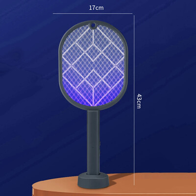 Ηλεκτρική ρακέτα Fly Swatter Επαναφορτιζόμενη ρακέτα Bug Zapper Φορητή Πτυσσόμενη 2-σε-1 παγίδα κουνουπιών για δολοφονία κουνουπιών για αίθριο υπνοδωματίου σπιτιού