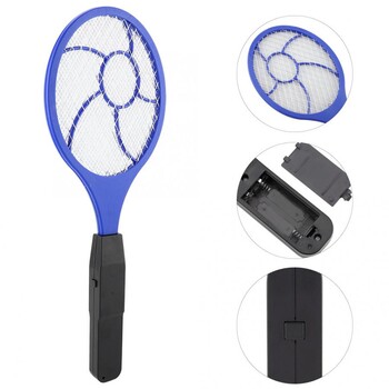 Електрически убиец на комари Преносима трислойна защитна мрежа Fly Mosquito Swatter Bug Racket Insects Killing Summer Home Use Tool