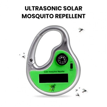 Mosquito Repeller Ultrasonic Anti-moustique Solar Charging Portable Effective Outdoor Fishing Camping Mosquito Repellent Tool