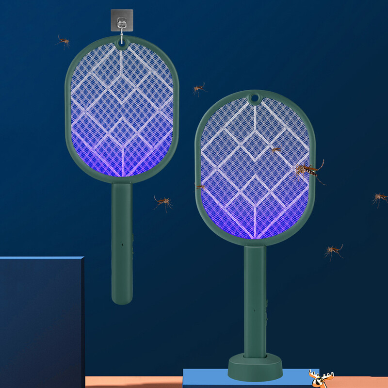 Mosquito Racket 2-in-1 Mosquito Racket Убиец на насекоми Защитна мрежа за USB зареждане Домакински консумативи за дома Летен сън