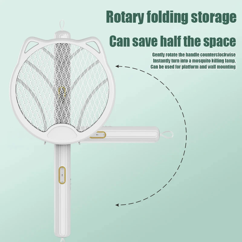 4 в 1 преносим електрически уред за премахване на комари със сгъваем дизайн четири в едно и USB зареждане 3200V