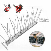 33/50cm Ανοξείδωτο Απωθητικό Bird and Pigeon Spikes Deterrent Anti Bird Spike Strip Bird Scarer Repeller for Pigeon 1PC