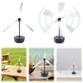 Fly Repellent Fan Keep Flies Away Ανεμιστήρας για τραπέζια με ολογραφικές λεπίδες Εύκαμπτος ανεμιστήρας απωθητικό μυγών για πάρτι κουζίνας πικ-νικ