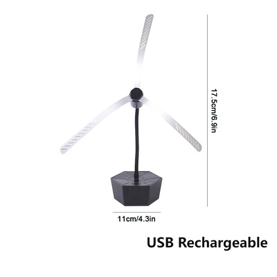 Fly Repellent Fan Keep Flies Away Ανεμιστήρας για τραπέζια με ολογραφικές λεπίδες Εύκαμπτος ανεμιστήρας απωθητικό μυγών για πάρτι κουζίνας πικ-νικ