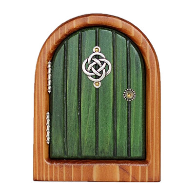 Ξύλινη μινιατούρα Fairy Gnome Παράθυρο Πόρτα Elf Home Creative Tree Door Home Παιδικά παιχνίδια Διακόσμηση κήπου Μινιατούρες